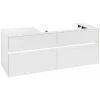 Villeroy & Boch Collaro Тумба под раковину, с подсветкой, 4 выдвижных ящика, 1400 x 548 x 500 mm, Glossy White / Glossy White C090B0DH