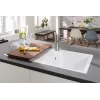 Villeroy & Boch Siluet 50 flat Мойка, включая Комплект слива с ручным управлением, выкл TitanCeram, 880 x 490 mm, Альпийский белый CeramicPlus 33351FR1