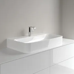 Villeroy & Boch Finion Pаковина, 800 x 470 x 165 mm, Альпийский белый CeramicPlus, без перелива, шлифованный 41688LR1