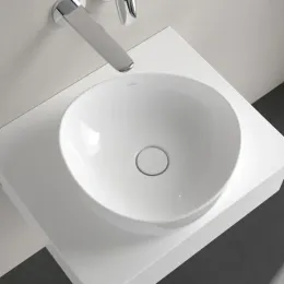 Villeroy & Boch Antao Раковина для установки на столешницу, 400 x 395 x 146 mm, Альпийский белый CeramicPlus, без перелива 4A7240R1