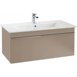Villeroy & Boch Venticello Тумба под раковину, 1 выдвижной ящик, 953 x 420 x 502 mm, Glossy Grey / Glossy Grey A93502FP