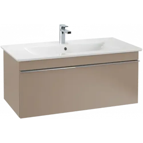Villeroy & Boch Venticello Тумба под раковину, 1 выдвижной ящик, 953 x 420 x 502 mm, Glossy Grey / Glossy Grey A93502FP