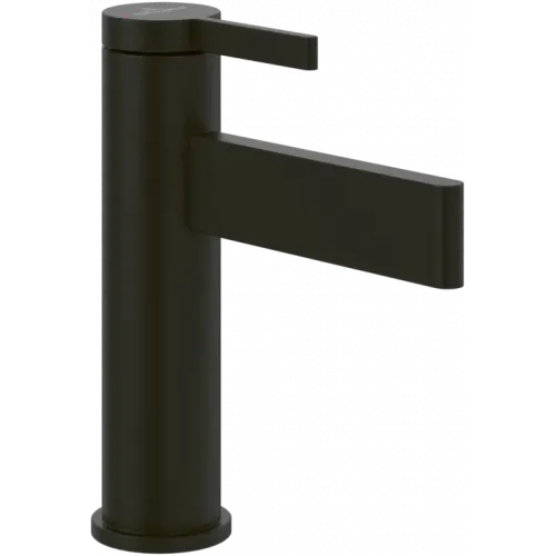 Villeroy & Boch Dawn Смеситель для раковины однорычажный без Выдвижной механизм слива, Черный матовый TVW106103151K5