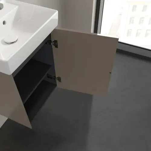 Villeroy & Boch Collaro Тумба под раковину, 1 дверь, 410 x 546 x 344 mm, Truffle Grey C00501VG