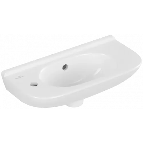Villeroy & Boch O.novo Раковина компактная, 500 x 250 x 175 mm, Альпийский белый, с переливом 53615401