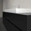 Villeroy & Boch Collaro Тумба под раковину, 4 выдвижных ящика, 1600 x 548 x 500 mm, Black Matt Lacquer / Black Matt Lacquer C03100PD