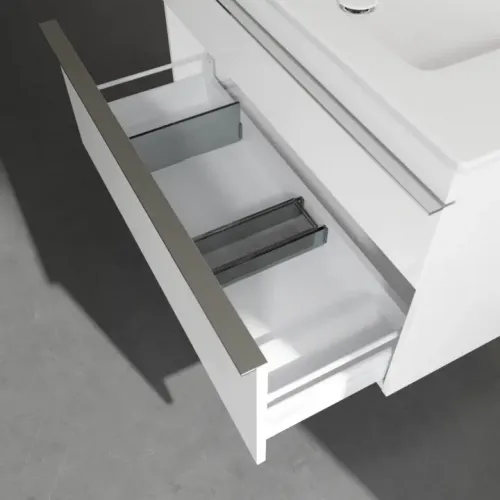 Villeroy & Boch Venticello Тумба под раковину, 2 выдвижных ящика, 953 x 590 x 502 mm, Glossy White / Glossy White A92601DH