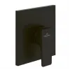 Смеситель Villeroy & Boch Architectura Square TVS125002000K5 для душа, черный матовый TVS125002000K5
