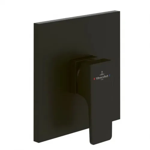 Смеситель Villeroy & Boch Architectura Square TVS125002000K5 для душа, черный матовый TVS125002000K5