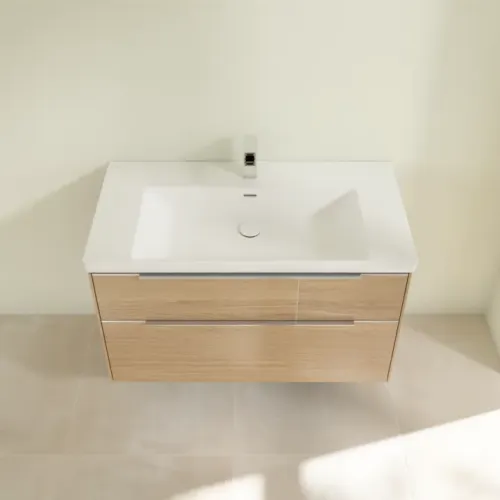 Villeroy & Boch Subway 3.0 Тумба под раковину, 2 выдвижных ящика, 973 x 576 x 478 mm, Nordic Oak C57000VJ