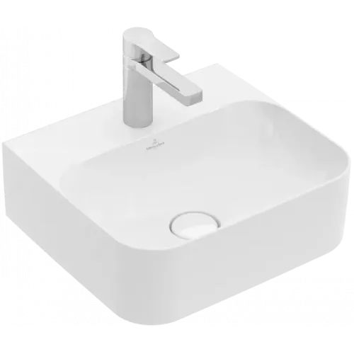 Villeroy & Boch Finion Раковина компактная, 430 x 390 x 140 mm, Альпийский белый CeramicPlus, без перелива 436443R1