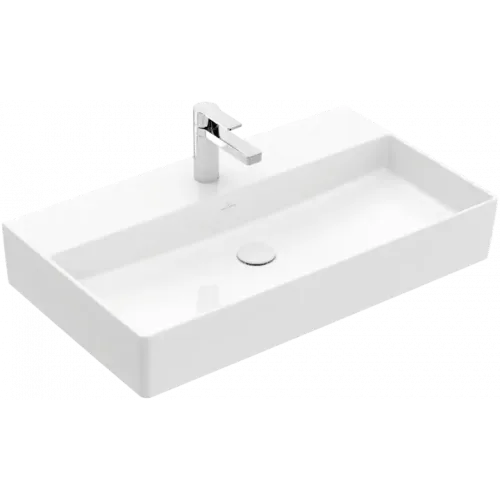 Villeroy & Boch Memento 2.0 Pаковина, 800 x 470 x 140 mm, Альпийский белый, без перелива, шлифованный 4A228L01