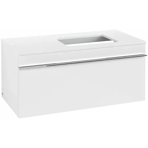 Villeroy & Boch Venticello Тумба под раковину, 1 выдвижной ящик, 957 x 436 x 502 mm, Glossy White / Glossy White A94801DH