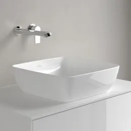 Villeroy & Boch Artis Раковина для установки на столешницу, 410 x 410 x 130 mm, Альпийский белый, без перелива 41784101
