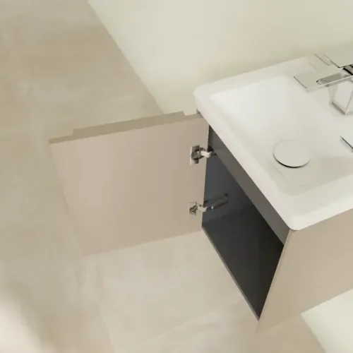 Villeroy & Boch Subway 3.0 Тумба под раковину, 1 дверь, 351 x 429 x 309 mm, Taupe C58302VM