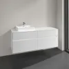 Villeroy & Boch Collaro Тумба под раковину, с подсветкой, 4 выдвижных ящика, 1400 x 548 x 500 mm, Glossy White / Glossy White C074B0DH