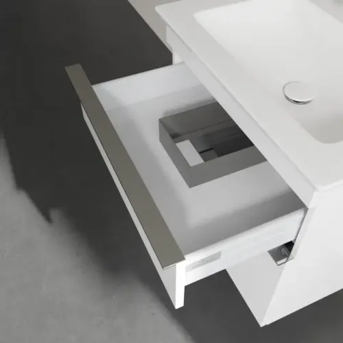Villeroy & Boch Venticello Тумба под раковину, 2 выдвижных ящика, 603 x 590 x 502 mm, Glossy White / Glossy White A92401DH