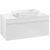 Villeroy & Boch Venticello Тумба под раковину, 1 выдвижной ящик, 957 x 436 x 502 mm, Glossy White / Glossy White A94602DH