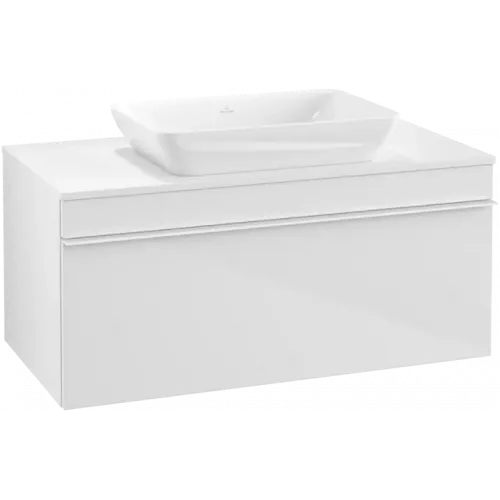 Villeroy & Boch Venticello Тумба под раковину, 1 выдвижной ящик, 957 x 436 x 502 mm, Glossy White / Glossy White A94602DH