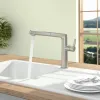 Villeroy & Boch Sorano Sky Shower Однорычажный смеситель для мойки Однорычажный смеситель для мойки, выкл Нержавеющая сталь, Сплошная нержавеющая сталь 926900LC