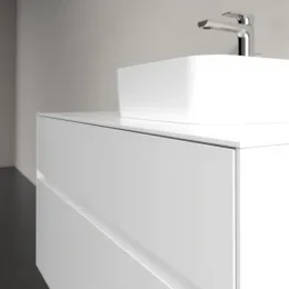 Villeroy & Boch Collaro Тумба под раковину, 2 выдвижных ящика, 1000 x 548 x 500 mm, Glossy White / Glossy White C09600DH