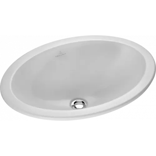 Villeroy & Boch Loop & Friends Встраиваемая раковина, 660 x 470 x 230 mm, Альпийский белый CeramicPlus, с переливом, нешлифованный, 615530R1