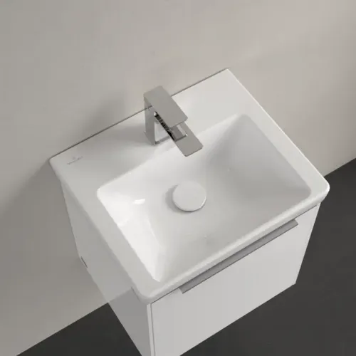 Villeroy & Boch Subway 3.0 Раковина компактная, 450 x 370 x 145 mm, Альпийский белый, без перелива 4370FL01