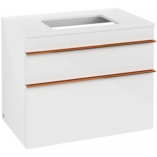 Villeroy & Boch Venticello Тумба под раковину, 2 выдвижных ящика, 757 x 606 x 502 mm, Glossy White / Glossy White A94005DH