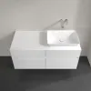 Villeroy & Boch Collaro Тумба под раковину, с подсветкой, 4 выдвижных ящика, 1200 x 548 x 500 mm, Glossy White / Glossy White C114B0DH