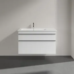 Villeroy & Boch Venticello Тумба под раковину, 2 выдвижных ящика, 953 x 590 x 502 mm, Glossy White / Glossy White A92701DH