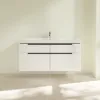 Villeroy & Boch Subway 2.0 Тумба под раковину, 4 выдвижных ящика, 1287 x 590 x 449 mm, Glossy White A91600DH