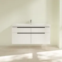 Villeroy & Boch Subway 2.0 Тумба под раковину, 4 выдвижных ящика, 1287 x 590 x 449 mm, Glossy White A91600DH