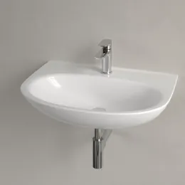 Villeroy & Boch O.novo Pаковина, 650 x 480 x 180 mm, Альпийский белый, без перелива 4A406601