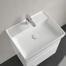 Villeroy & Boch Collaro Pаковина, 600 x 470 x 160 mm, Альпийский белый CeramicPlus, без перелива 4A3361R1