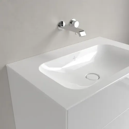 Villeroy & Boch Finion Pаковина для установки на тумбу, 800 x 500 x 160 mm, Альпийский белый CeramicPlus, без перелива, нешлифованный 416483R1