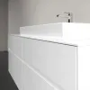 Villeroy & Boch Collaro Тумба под раковину, 4 выдвижных ящика, 1400 x 548 x 500 mm, Glossy White / Glossy White C09000DH