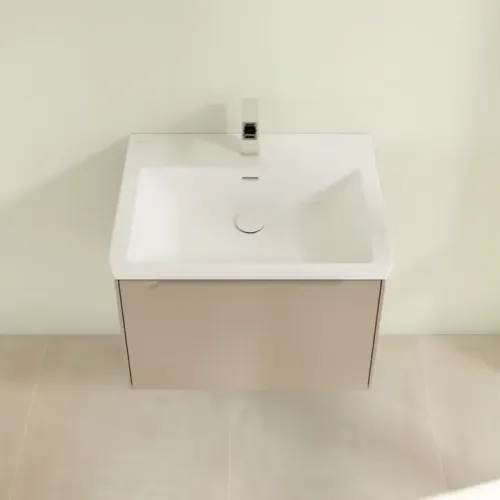 Villeroy & Boch Subway 3.0 Тумба под раковину, с подсветкой, 1 выдвижной ящик, 622 x 429 x 478 mm, Taupe C575L2VM