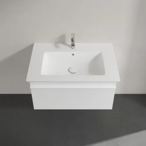 Villeroy & Boch Venticello Тумба под раковину, 1 выдвижной ящик, 753 x 420 x 502 mm, Glossy White / Glossy White A93402DH