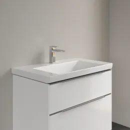 Villeroy & Boch Subway 3.0 Pаковина для установки на тумбу, 800 x 470 x 165 mm, Альпийский белый CeramicPlus, без перелива 4A7081R1