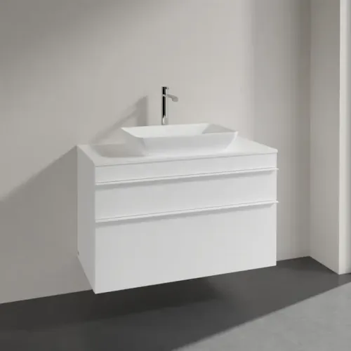 Villeroy & Boch Venticello Тумба под раковину, 2 выдвижных ящика, 957 x 606 x 502 mm, Glossy White / Glossy White A94102DH