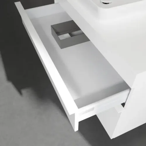 Villeroy & Boch Venticello Тумба под раковину, 2 выдвижных ящика, 957 x 606 x 502 mm, Glossy White / Glossy White A94202DH