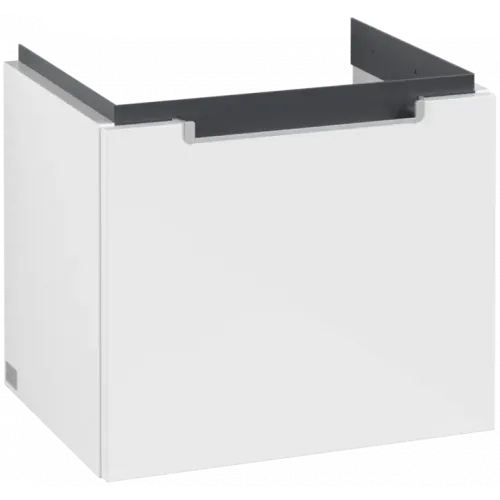 Villeroy & Boch Subway 2.0 Тумба под раковину, 1 выдвижной ящик, 485 x 420 x 379 mm, Glossy White A68500DH