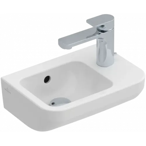 Villeroy & Boch Architectura Раковина компактная, 360 x 260 x 140 mm, Альпийский белый CeramicPlus, с переливом 437336R1