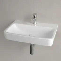 Villeroy & Boch O.novo Pаковина, 650 x 460 x 175 mm, Альпийский белый, без перелива, задняя сторона и нижняя сторона шлифованные 4A41KL01