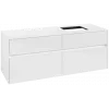 Villeroy & Boch Collaro Тумба под раковину, с подсветкой, 4 выдвижных ящика, 1400 x 548 x 500 mm, Glossy White / Glossy White C133B0DH