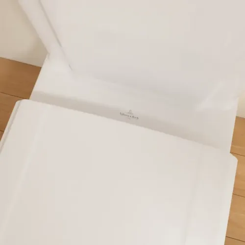 Villeroy & Boch Hommage Унитаз-компакт с вертикальным смывом, напольный, Альпийский белый CeramicPlus 666210R1