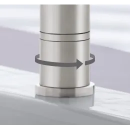 Villeroy & Boch Como X Однорычажный смеситель для мойки Однорычажный смеситель для мойки, выкл Нержавеющая сталь, Сплошная нержавеющая сталь 927500LC