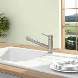 Villeroy & Boch Como Shower Однорычажный смеситель для мойки Однорычажный смеситель для мойки, выкл Нержавеющая сталь, Сплошная нержавеющая сталь 925200LC