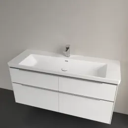 Villeroy & Boch Subway 3.0 Pаковина для установки на тумбу, 1300 x 475 x 170 mm, Альпийский белый, с переливом 4A70D501