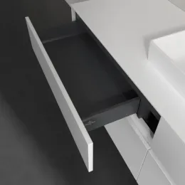 Villeroy & Boch Collaro Тумба под раковину, 4 выдвижных ящика, 1600 x 548 x 500 mm, Glossy White / Glossy White C07700DH